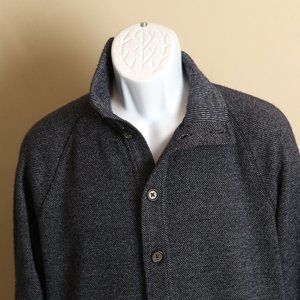 Banana Republic Men's blue button down Cardigan Sweater Medium M jacket